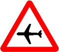 Señal antigua aeropuerto