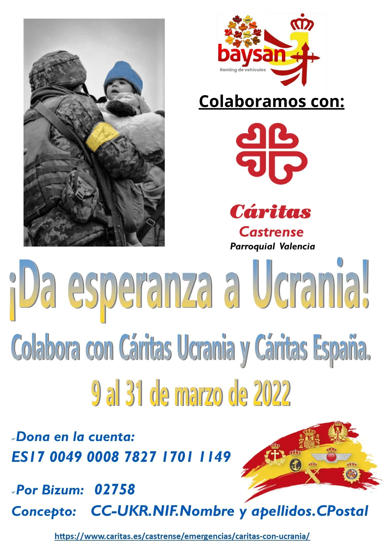COLABORAMOS CON - ¡Da esperanzas a Ucrania! Colaboración