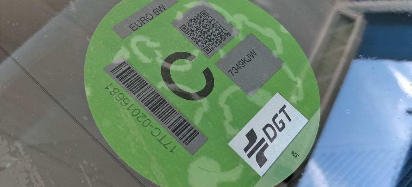 Etiqueta C DGT