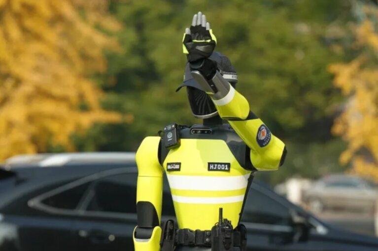 Robot control tráfico