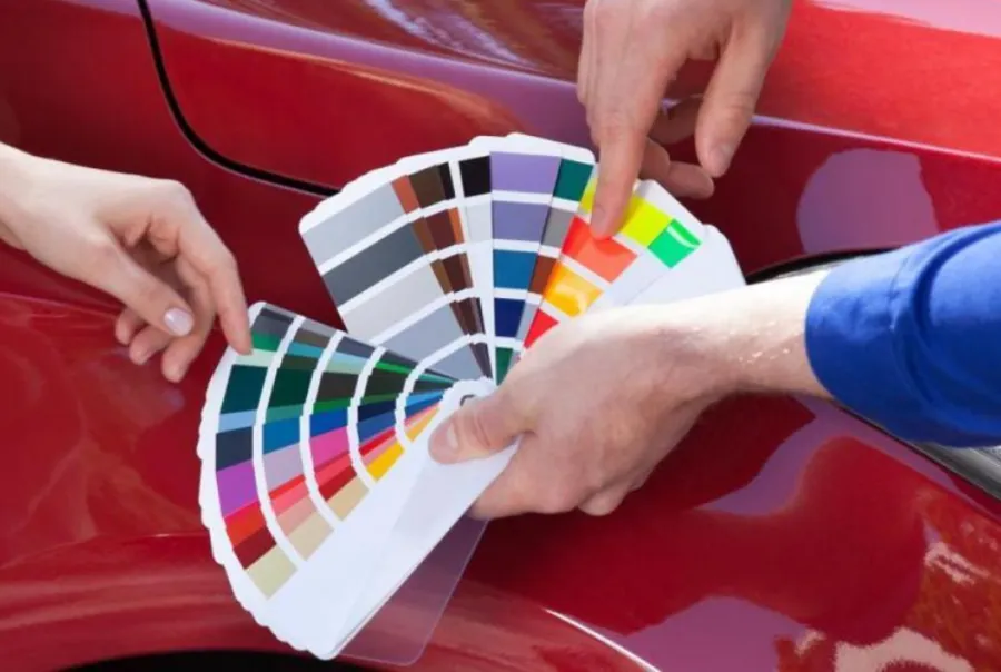 Tipos de acabados en pintura para coches