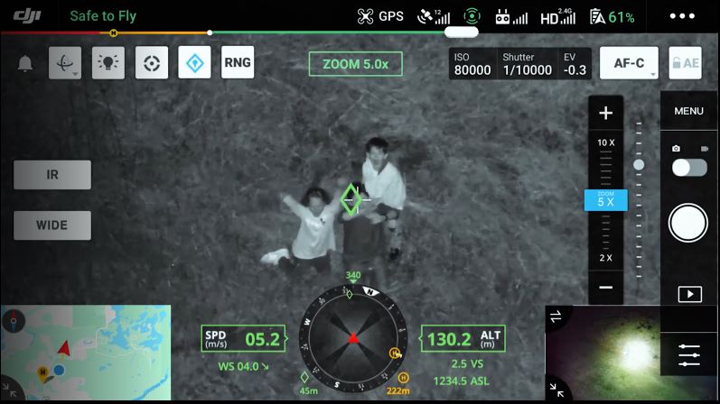DJI Matrice 300 salvamento